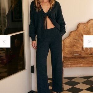 Free People Solar Set XS speckled navy